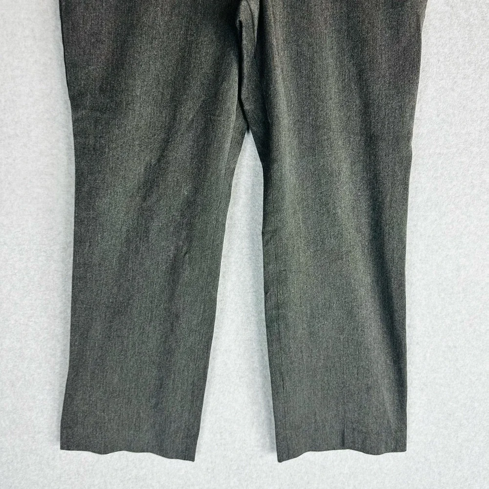 Talbots Womans 10P Petite Curvy Barely Boot Cut Dress Pants Grey Thick Stretch - Picture 4 of 7